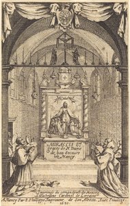 Frontispice for Vor Frue af "Bon-Secours-les-Nancy"s mirakler og nåder af Jacques Callot