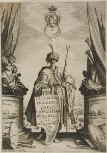 Frontispice, fra Solimano af Jacques Callot