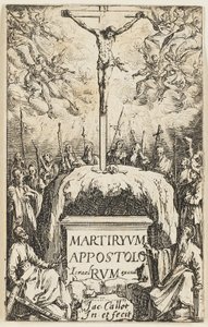 Frontispice, fra Apostlenes martyrier af Jacques Callot