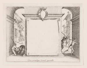 Frontispice, fra serien La vie de l af Jacques Callot