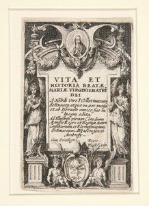 Frontispice, nr. 1 fra Jomfruens liv af Jacques Callot