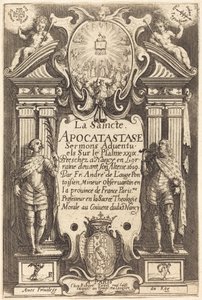Frontispice af den hellige apocatastase af Jacques Callot
