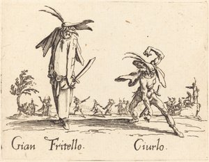 Gian Fritello og Ciurlo af Jacques Callot