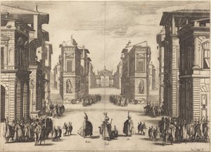 Il Solimano, akt I af Jacques Callot