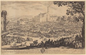 Marked i Impruneta af Jacques Callot