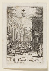 Judas apostlen (Thadaei Appos.) af Jacques Callot