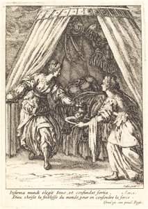 Judith med hovedet af Holofernes af Jacques Callot