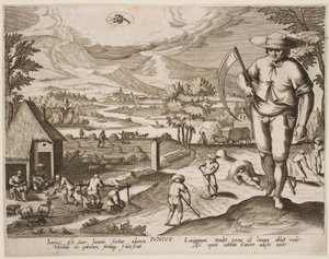 Juni, fra serien «Månederne» af Jacques Callot