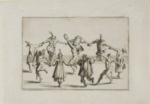 La Ronde (runddansen), fra The Caprices af Jacques Callot