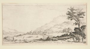 Jagtfugle, fra Landskaber for Giovanni de Medici af Jacques Callot