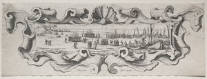 Troppernes landgang. af Jacques Callot