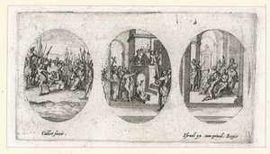 Passionens mirakler ... (kobberstik) af Jacques Callot