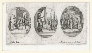 Passionens mirakler ... (kobberstik) af Jacques Callot