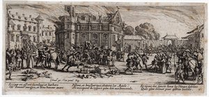 Krigens elendighed og ulykke ... (kobberstik) af Jacques Callot