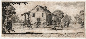 Krigens elendighed og ulykke ... (kobberstik) af Jacques Callot