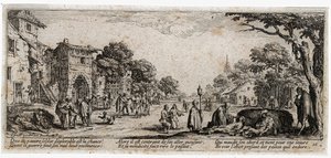 Krigens elendighed og ulykke ... (kobberstik) af Jacques Callot