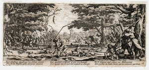 Krigens elendighed og ulykke ... (kobberstik) af Jacques Callot
