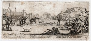 Krigens elendighed og ulykke ... (kobberstik) af Jacques Callot