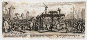 Krigens elendighed og ulykke ... (kobberstik) af Jacques Callot