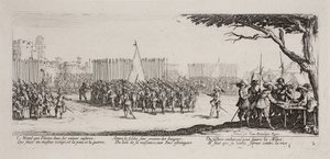 Krigens miseries and misfortunes (blade 2) af Jacques Callot