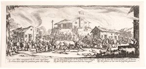 Krigens miseries and misfortunes (blad 7) af Jacques Callot