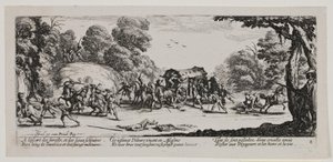Krigens elendighed og ulykker (blad 8) af Jacques Callot