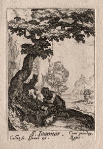 The Penitents: St. Jean Baptiste af Jacques Callot
