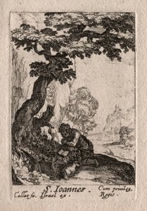 The Penitents: Sankt Johannes Døberen. af Jacques Callot