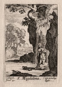 The Penitents: St. angrende Madeleine af Jacques Callot