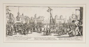 Krigens store elendighed: nr. 10 - L af Jacques Callot