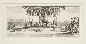 Krigens store elendighed: N. 11 - Ophængningen af Jacques Callot
