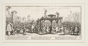 Krigens store elendighed: N. 14 - Hjulet af Jacques Callot