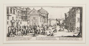 Krigens store elendighed: nr. 15 - L af Jacques Callot