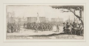Krigens store elendighed: nr. 2 - L af Jacques Callot