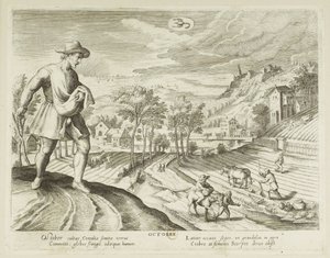Måned. 10, oktober af Jacques Callot