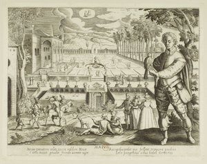 Måned. 5, maj af Jacques Callot