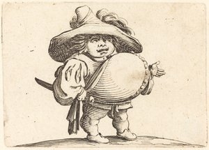 Mand med stor mave af Jacques Callot
