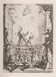 Martyrium af St. Andrew, no. 5 fra Apostlenes martyrium af Jacques Callot