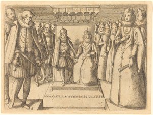 Møde mellem Margaret af Østrig og Filip III, af Jacques Callot