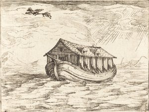 Noahs ark af Jacques Callot
