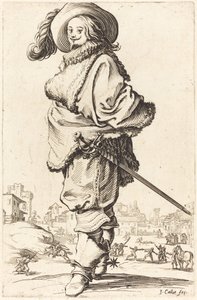 Ædelmand med Pelsplastron af Jacques Callot