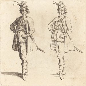 Officer, set forfra af Jacques Callot