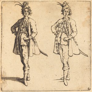 Officer, set forfra, 1617 og 1621. af Jacques Callot