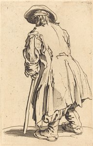 Gammel tigger med én krykke, ca. 1622 af Jacques Callot