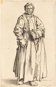 Enøjet kvinde, ca. 1622. af Jacques Callot