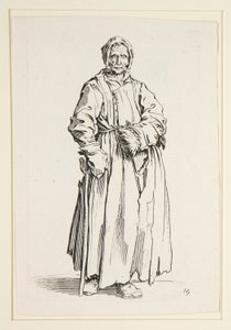 Enøjet kvinde, fra The Beggars (La borgnesse) af Jacques Callot
