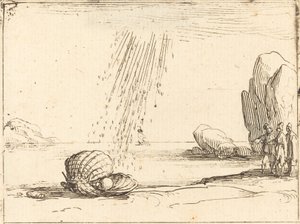 Østers med perle af Jacques Callot