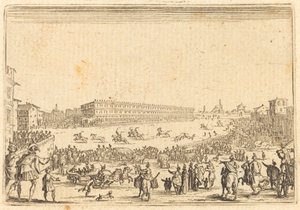 Piazza ved Porta al Prato af Jacques Callot