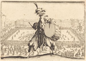 Piazza Santa Croce, Firenze, ca. 1617. af Jacques Callot