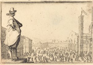 Piazza del Duomo, Firenze af Jacques Callot